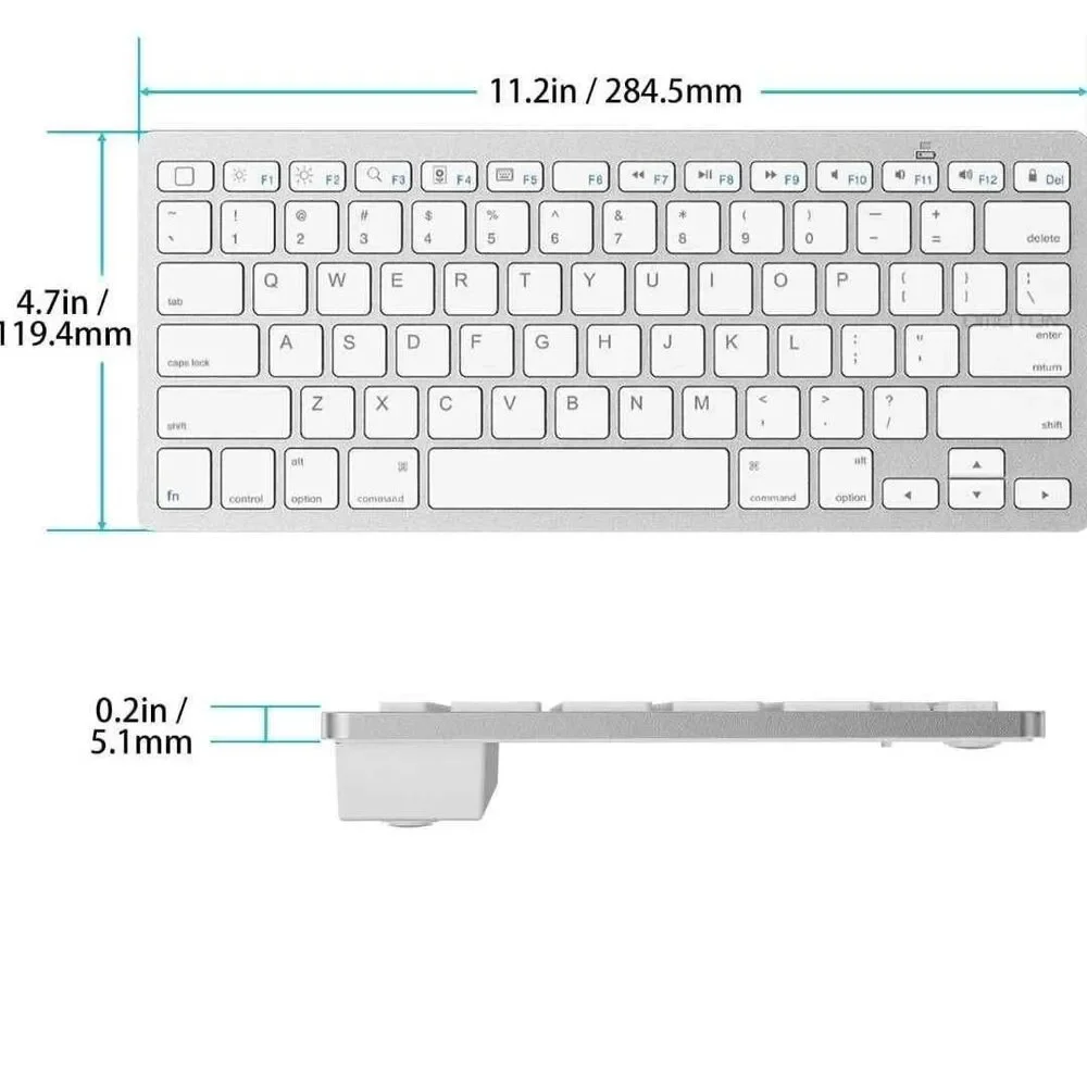 Bluetooth Keyboard Compatible with iPad 10th Generation